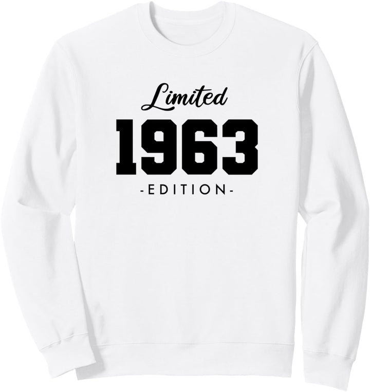 61 Jahre Jahrgang 1963 Limited Edition 61. Geburtstag Sweatshirt