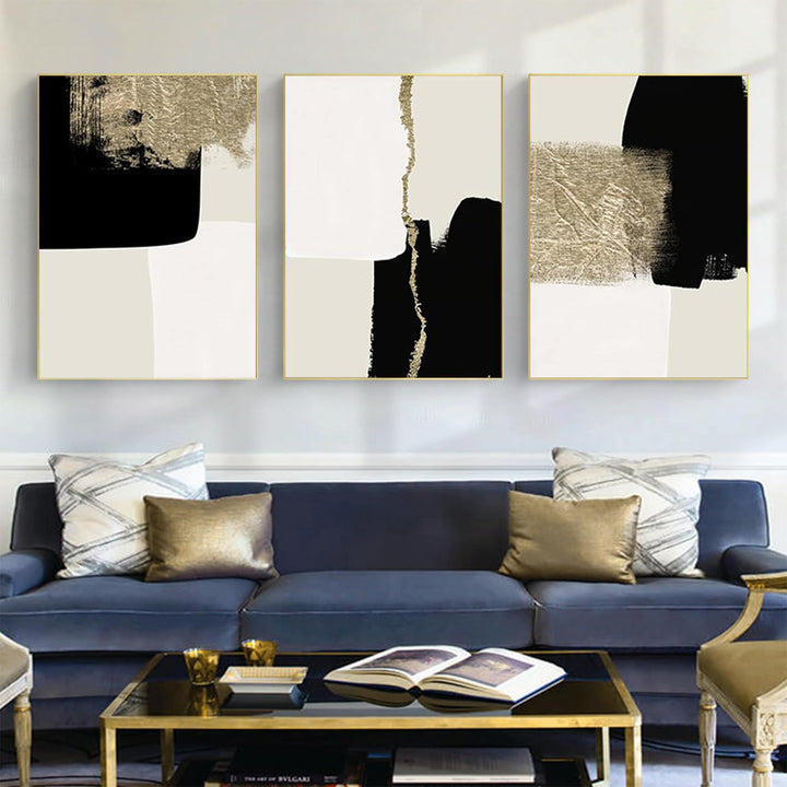 PYNVDD Leinwandposter, Moderne Minimalistische Abstrakte Wandkunst, Böhmisches Posterset Geometrisch