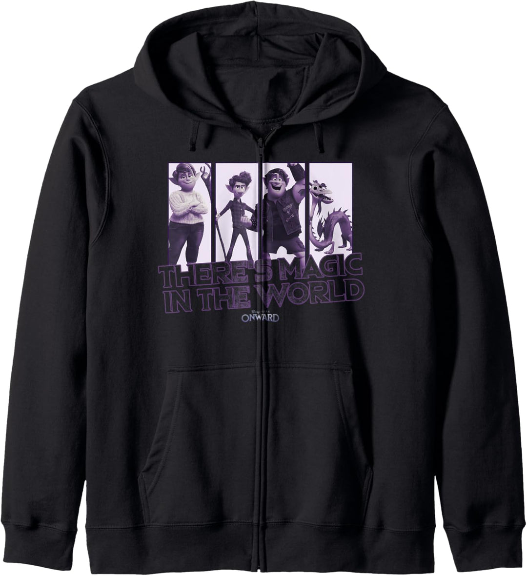 Disney Pixar Onward Group Shot There's Magic In The World Kapuzenjacke