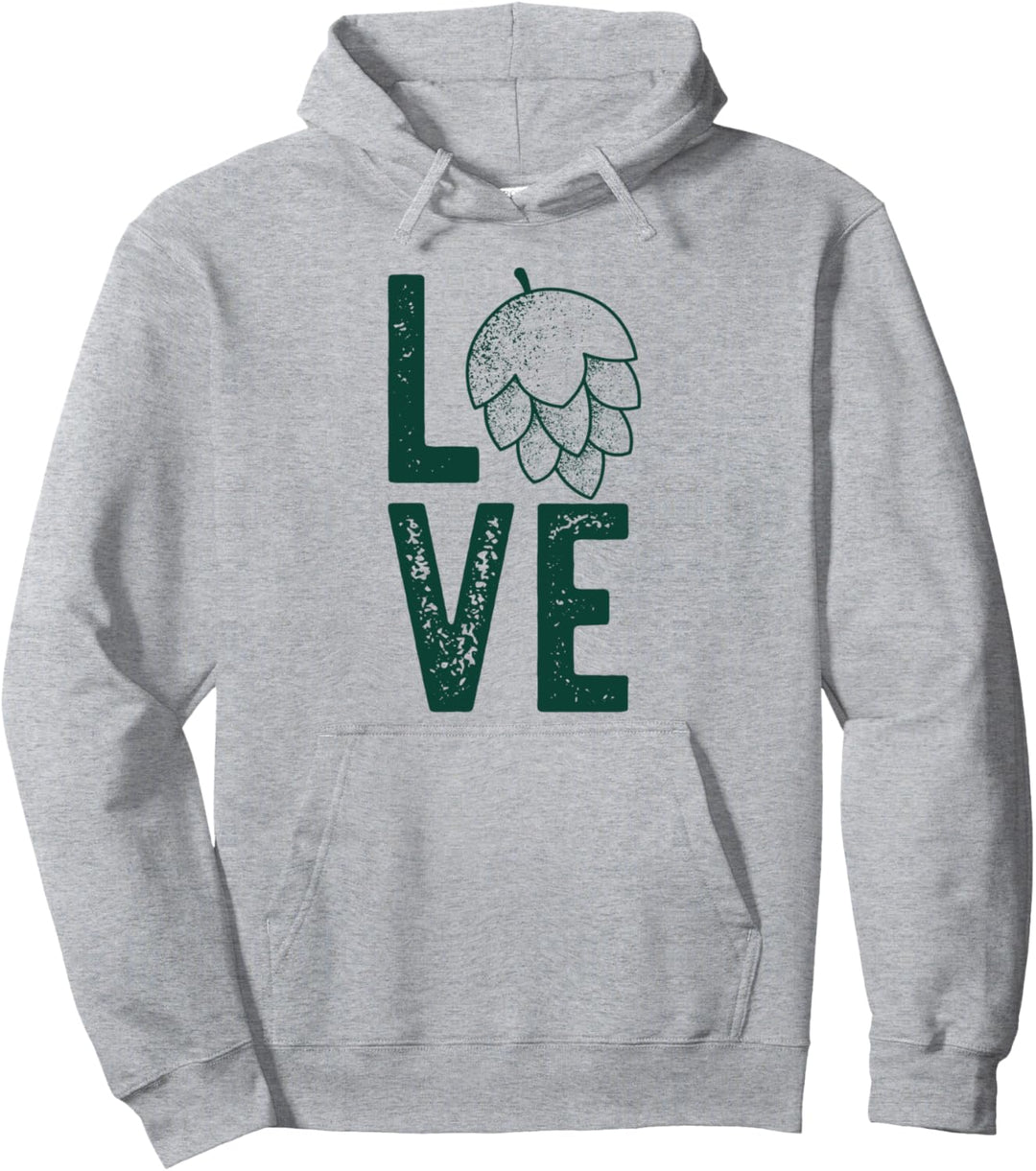 LIEBE HOPFEN BLUME Craft Bier Hopfen trinken Meme  Pullover Hoodie