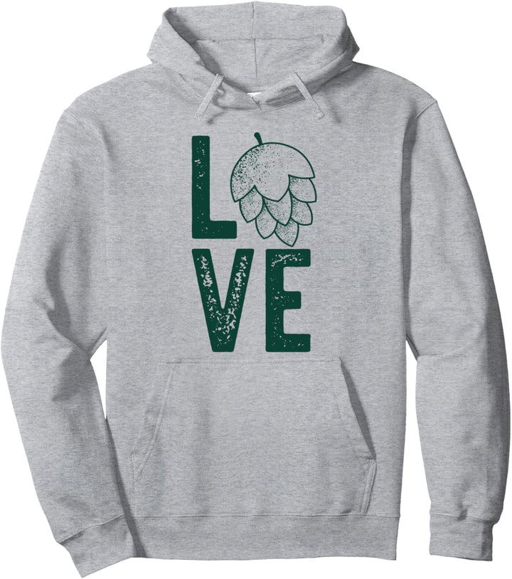 LIEBE HOPFEN BLUME Craft Bier Hopfen trinken Meme  Pullover Hoodie