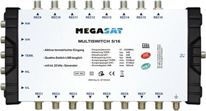 MegaSat 0600152 Profiline Multischalter 5/16