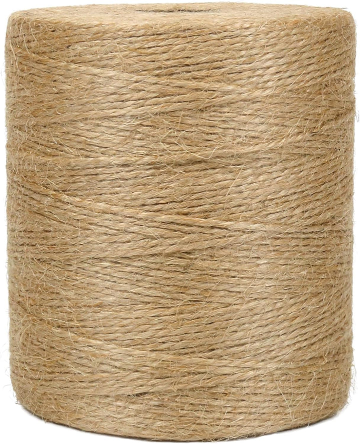 Vivifying 400m Jute-Schnur, Braun Juteschnur für Garten Bilder Pflanzen Basteln 1Pcs/400M, 1Pcs/400M