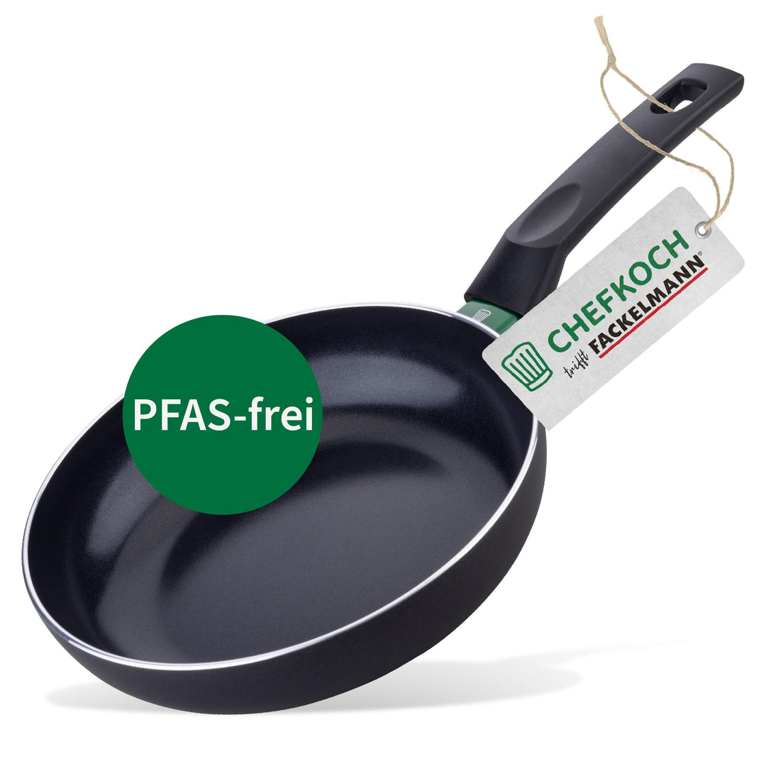 FACKELMANN Chefkoch Aluminium-Pfanne Ø20 cm Bielefeld mit Keramik-Antihaft-Beschichtung – Bratpfanne