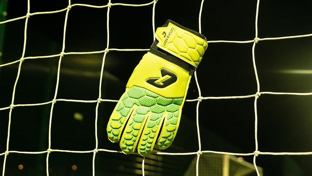 CATCH & KEEP Torwarthandschuhe Kralle Junior Pro 3.0 - Professionelle Torwart-Fussballhandschuhe für