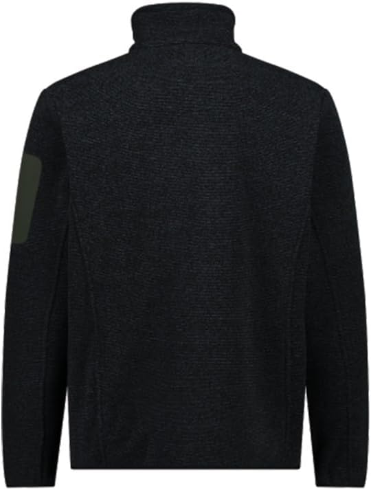 CMP - F.lli Campagnolo Herren Jacke Fleecejacke 56 Schwarz-ölgrün, 56 Schwarz-&amp;