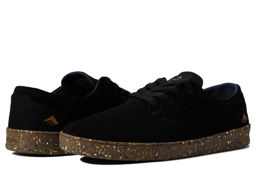 Emerica Herren The Romero Laced Skate-Schuh 41 EU Schwarz Grau Gold, 41 EU Schwarz Grau Gold