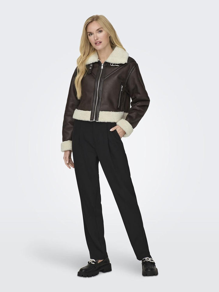 ONLY Female Bikerjacke in Lederoptik ONLBETTY Bikerjacke in Lederoptik, L