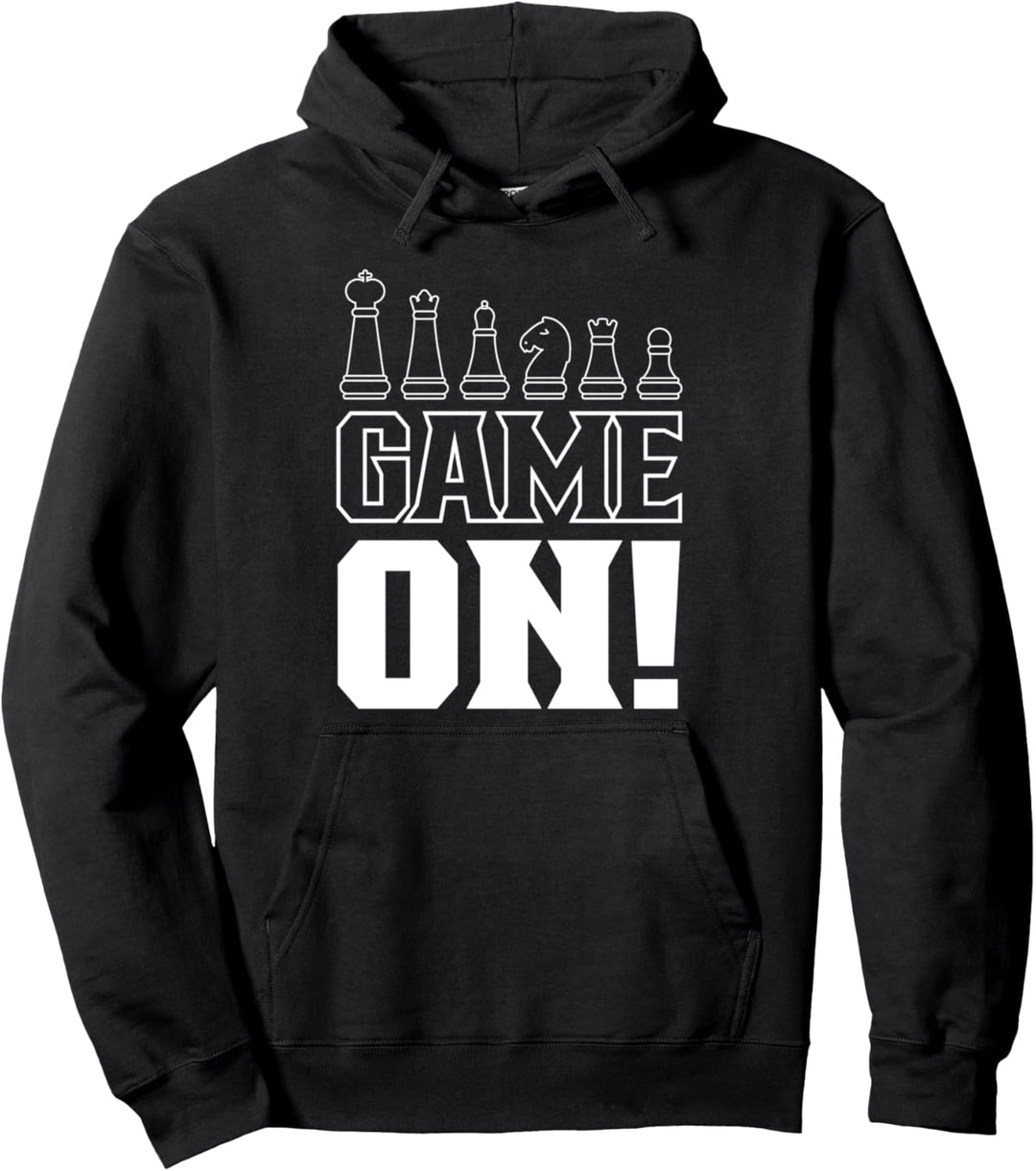 Spiel Auf Schachspieler Schachmatt Schachbrett Schach Pullover Hoodie