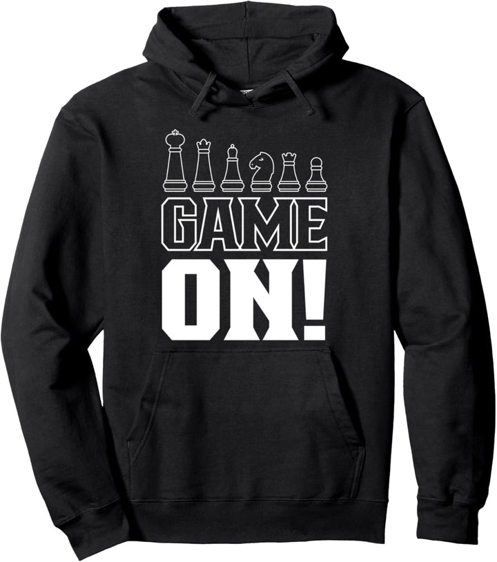 Spiel Auf Schachspieler Schachmatt Schachbrett Schach Pullover Hoodie