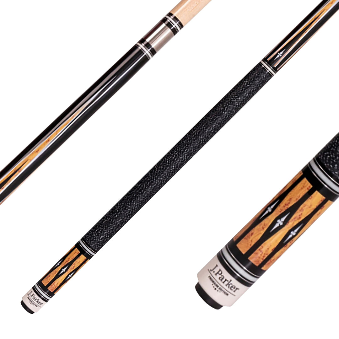 Parker Billardqueue Premium Edition PE-Serie, Profi-Cue, Quick-Joint 12,75 Mehrschicht Leder-Tip, Le