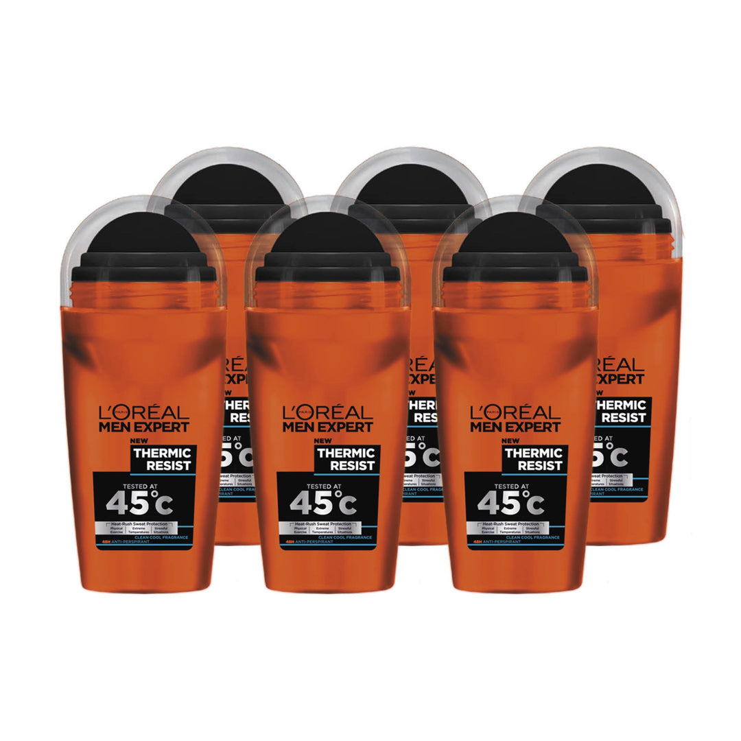 L'Oréal Men Expert Thermic Resist Deo Roller - 6 x 50 ml