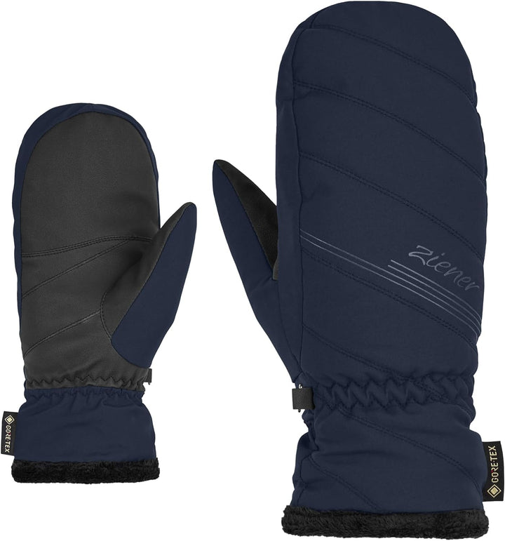 Ziener Damen Kasiana Ski-Fäustling/Wintersport | Gore-Tex 7 hale navy, 7 hale navy
