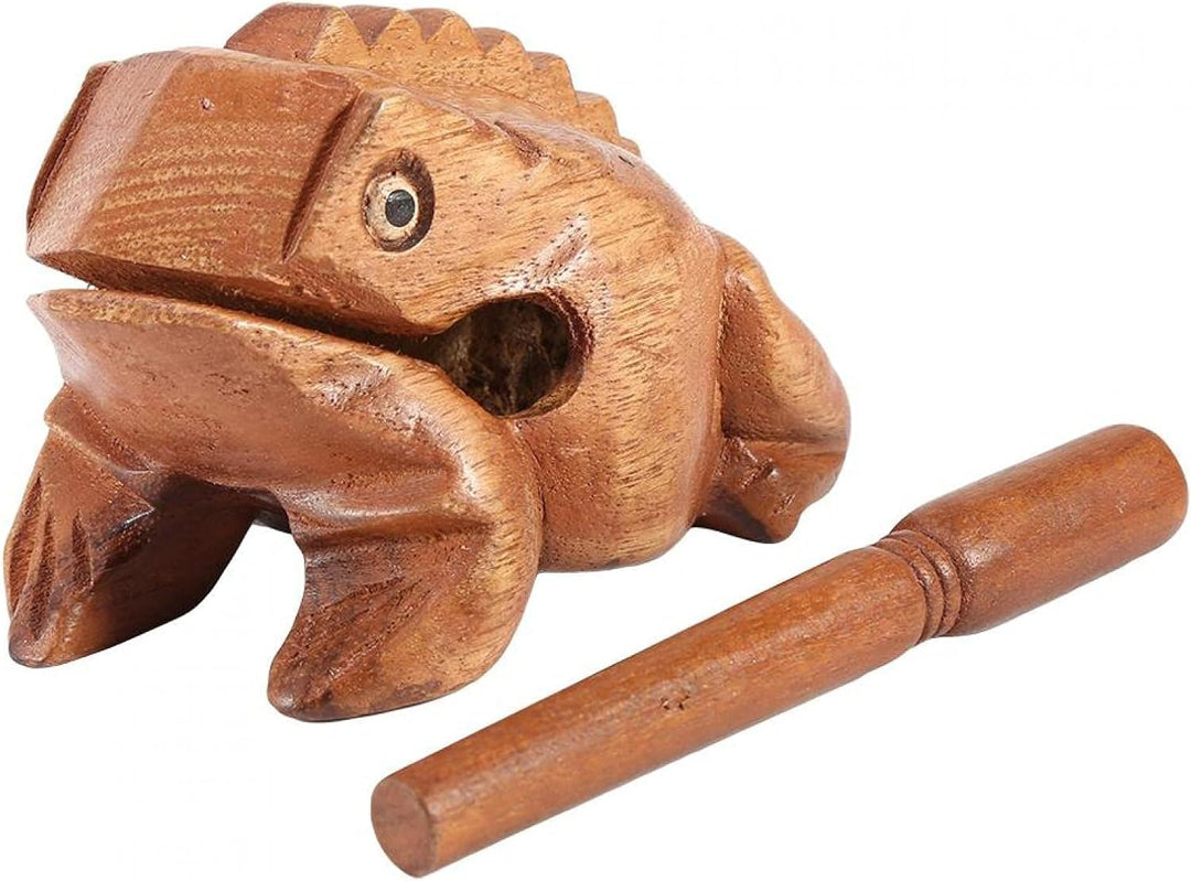 Tyenaza Hölzern Frosch Musikinstrument Knackfrosch Holzfrosch Thailand Traditionelles Handwerk Holz
