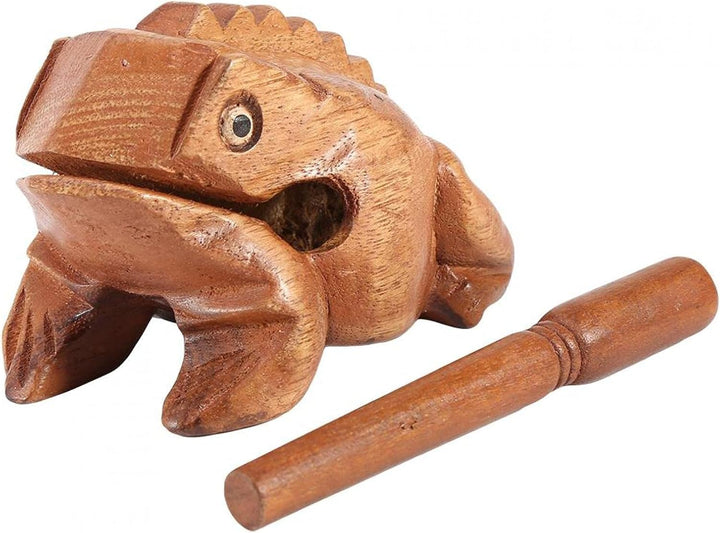 Tyenaza Hölzern Frosch Musikinstrument Knackfrosch Holzfrosch Thailand Traditionelles Handwerk Holz