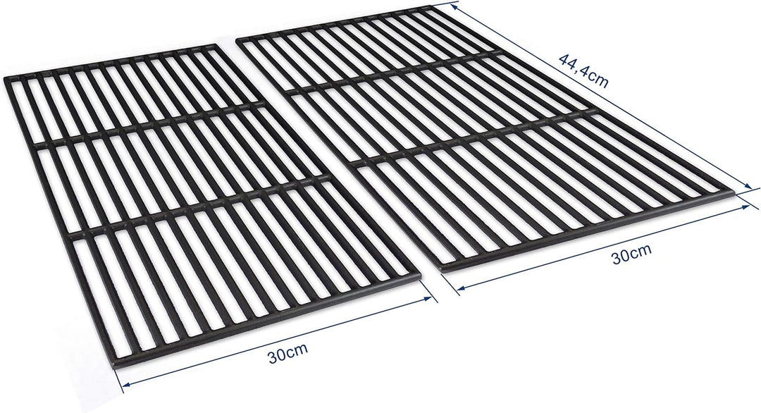 Grillrostprofi Grillrost Ersatz für Weber Spirit E310 / E 320 Gusseisen-Gusseisen 44,4 x 30 cm Gusse