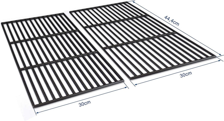 Grillrostprofi Grillrost Ersatz für Weber Spirit E310 / E 320 Gusseisen-Gusseisen 44,4 x 30 cm Gusse