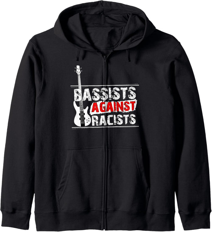Bassists Against Racists I Bassisten gegen Rassisten Kapuzenjacke