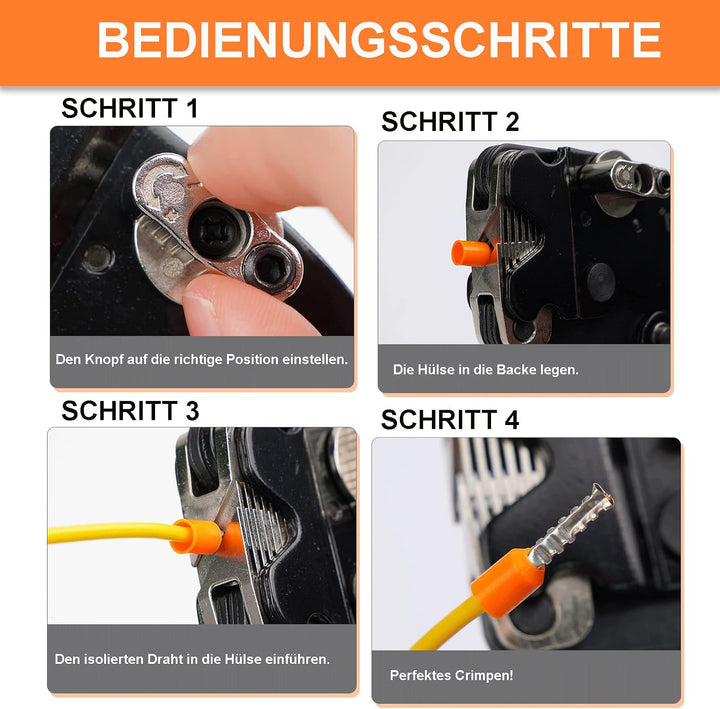 KF CPTEC Aderendhülsenzange, 0,08–16 mm² KF-16H, KF-16H