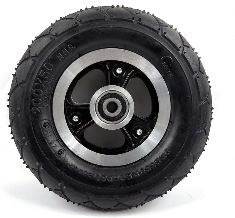 200x50 Elektroroller Vollrad oder Luftrad 8-Zoll-Rollerrad mit Vollreifen oder Luftreifen mit Rohrle