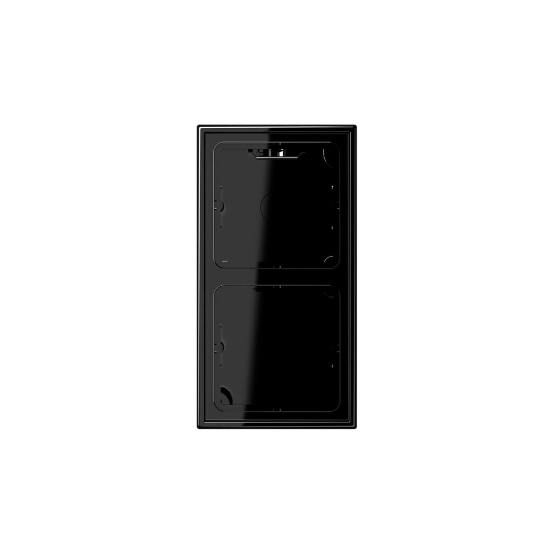 Jung LS582ASW Aufputz-Kappe mit Rahmen 2-Fach