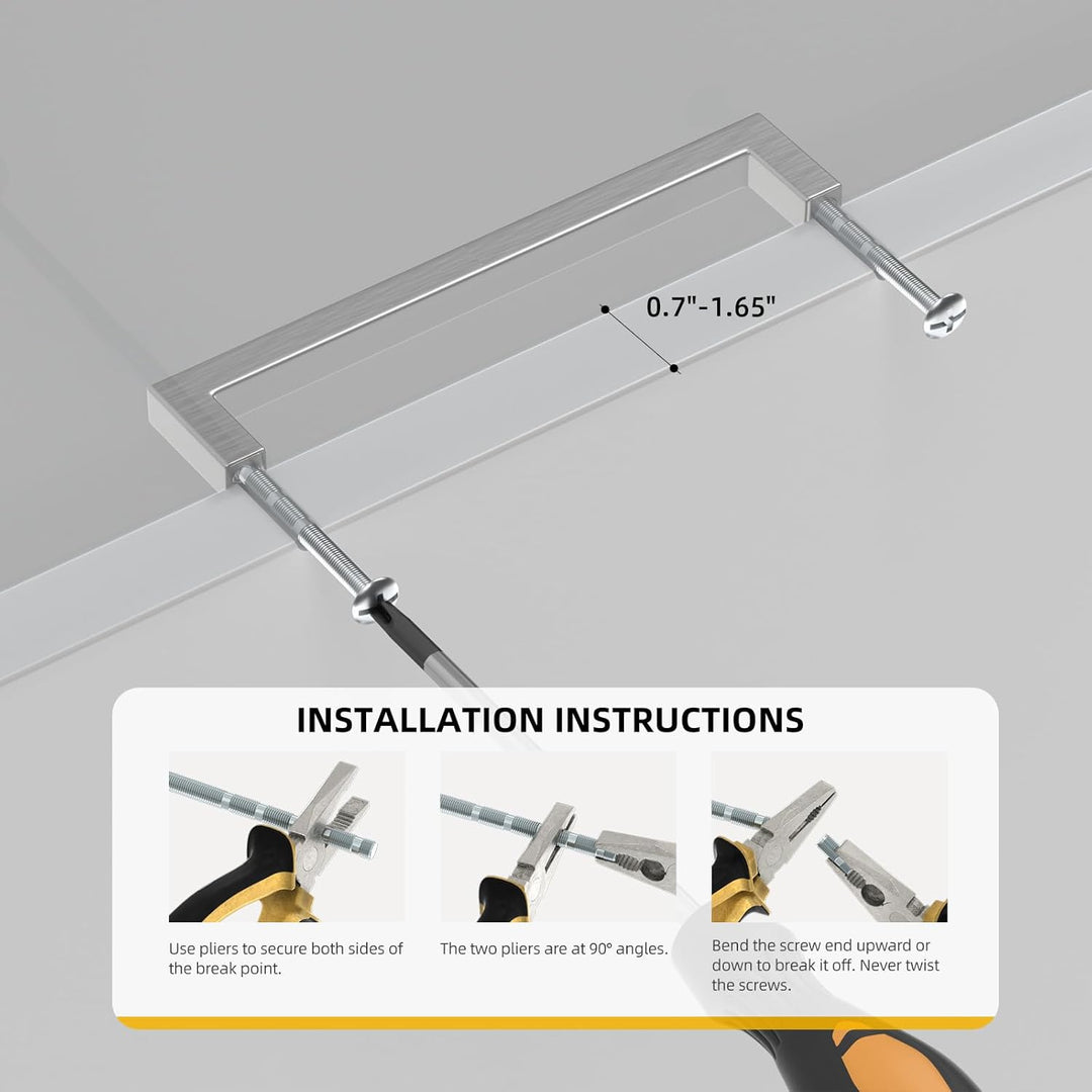 15x Goldenwarm® Möbelgriffe Lochabstand 96mm - Stangengriff Schrankgriffe Moebelgriffe 96mm Edelstah