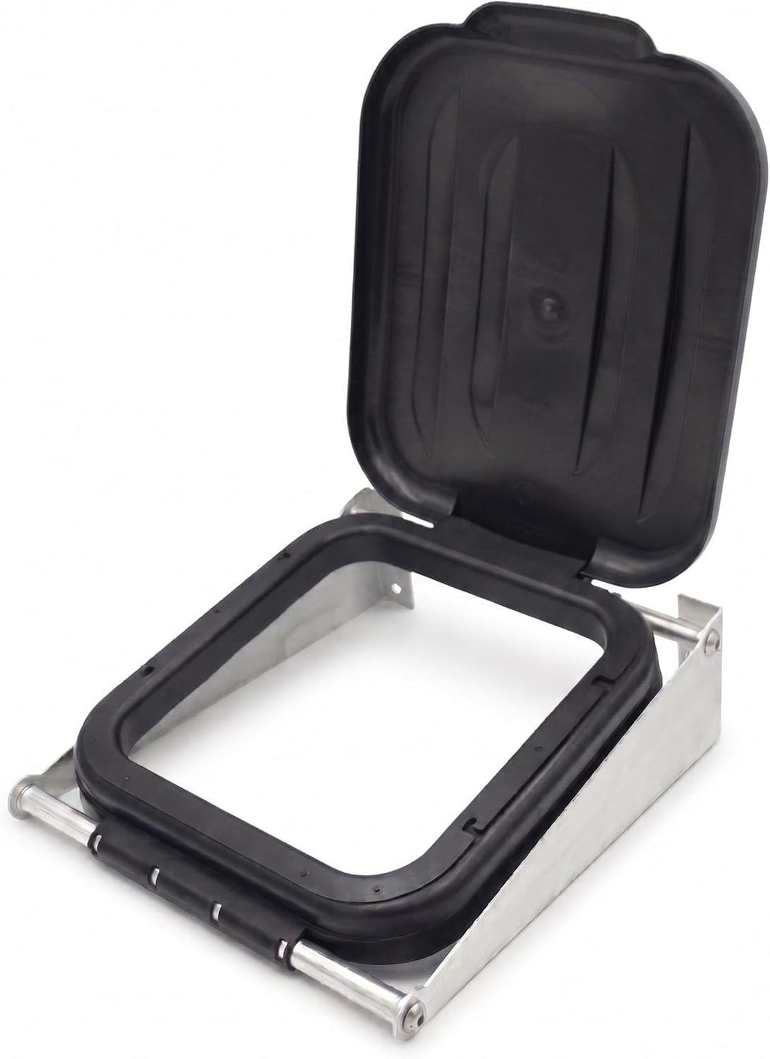 Müllsack Wandhalterung mit Deckel | 70-120L | Abfallbehälter Aluminium Müllsackhalter wandmontage |