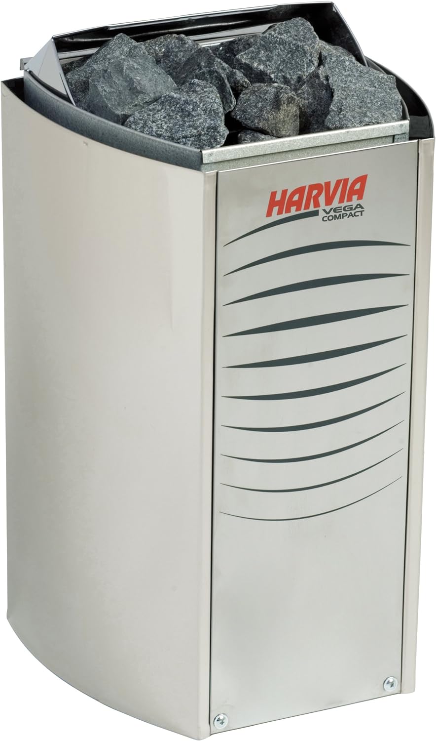 Harvia Vega Compact Saunaofen - BC35E 3,5 kW wird separates Steuergerät benötig, Edelstahl 3.5 kW, 3