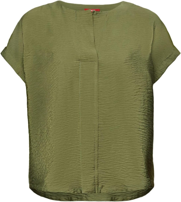 ESPRIT Damen Bluse L 345/Light Khaki, L 345/Light Khaki