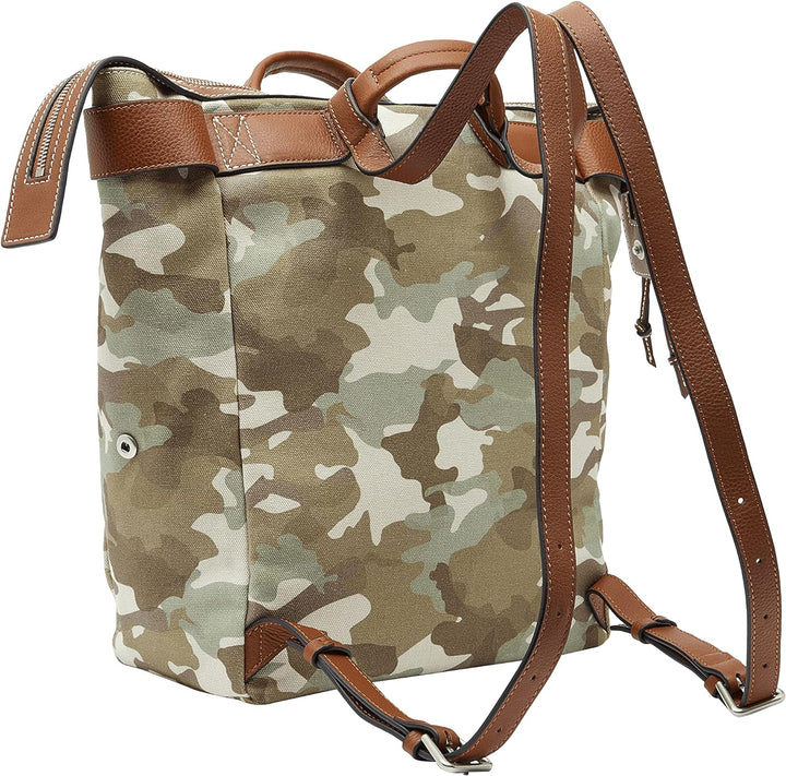 Liebeskind Berlin GRAY CANVAS backpack, Large (HxBxT 38.5cm x 28cm x 14.5cm)