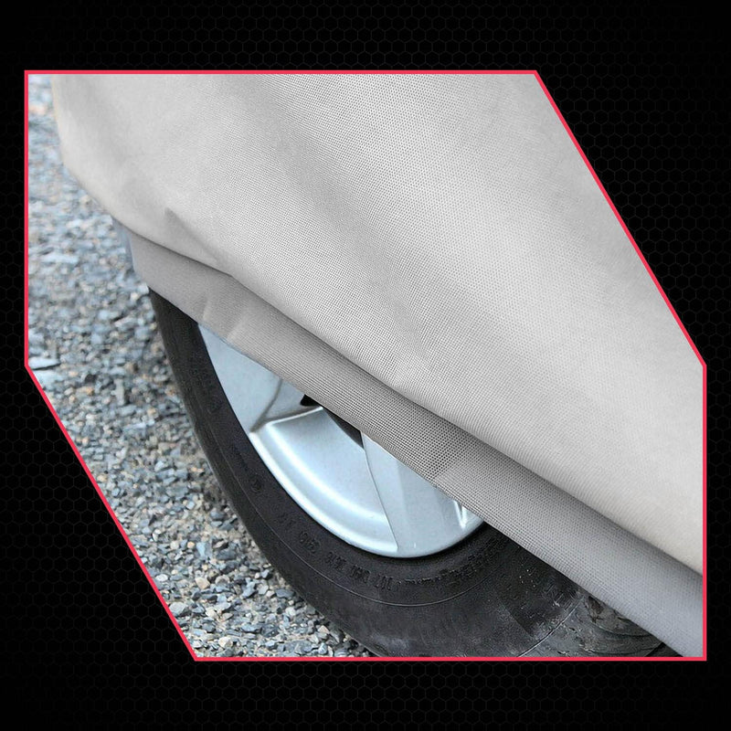 Autoabdeckung Wasserfest & Extrastark Vollgarage Autoplane Abdeckplane gegen Regen Schnee Wind UV-St