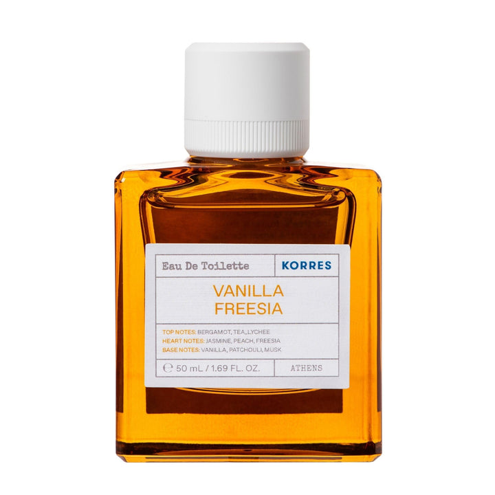 KORRES VANILLA FREESIA Eau De Toilette für Damen, blumig & eleganter Damenduft, dermatologisch getes