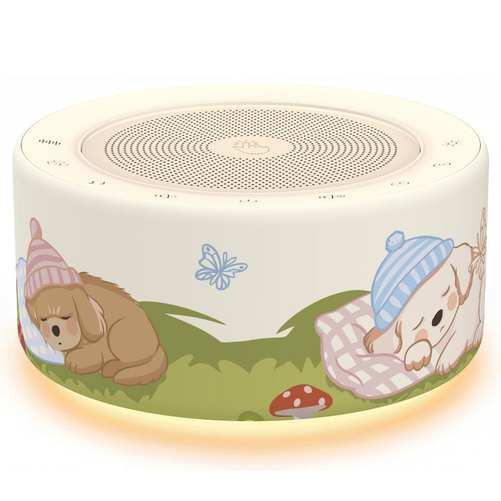 KIPCUSH Weisses Rauschgerät mit 30 High-Fidelity-Soundtracks, Sound-Maschine für Babys, Erwachsene,