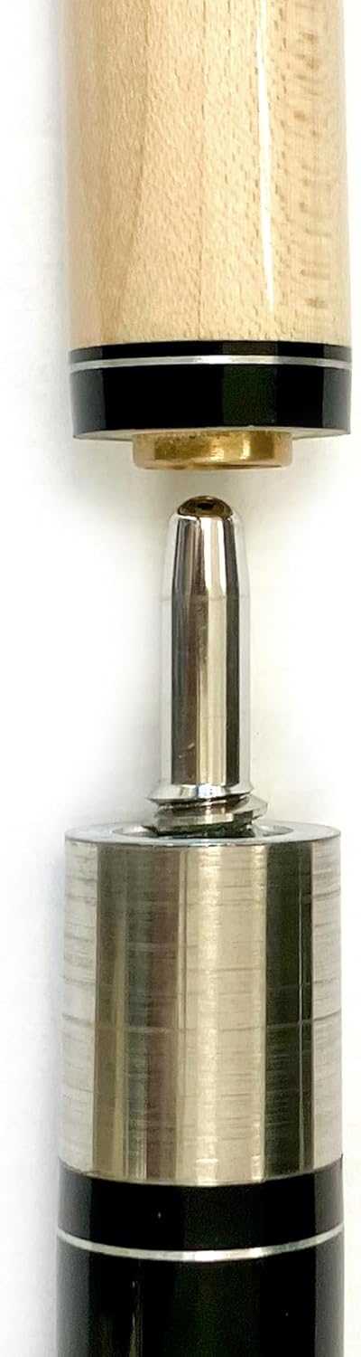 Parker Billardqueue JP-Serie, 2-TLG.Profi-Cue, hochwertiges Ahornholz und Leinenwicklung Griffbereic