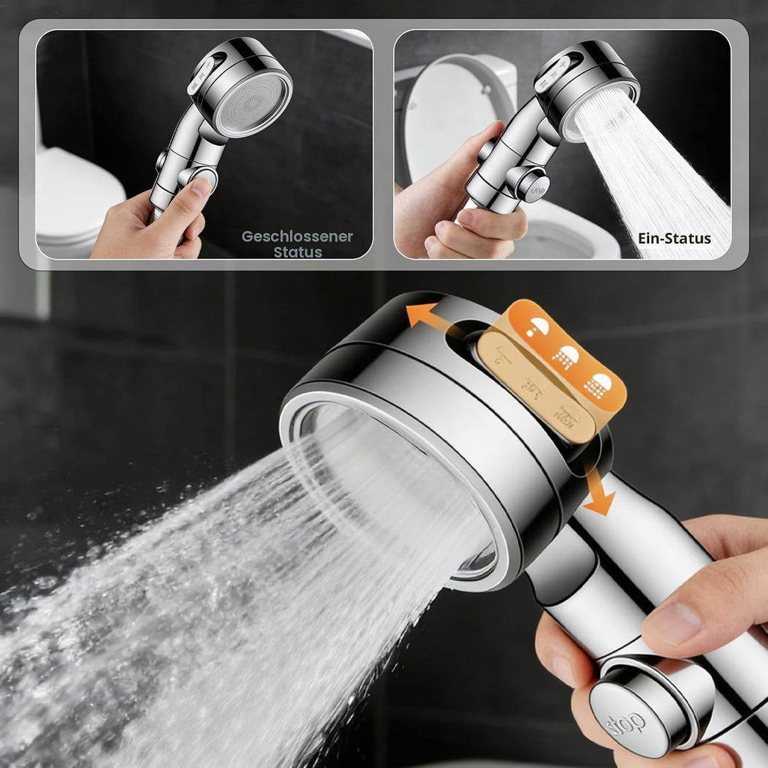 Handbrause für Waschbecken mit Schlauch 3m, Waschbeckenbrause mit Schlauch, Wasserhahnspender und Du