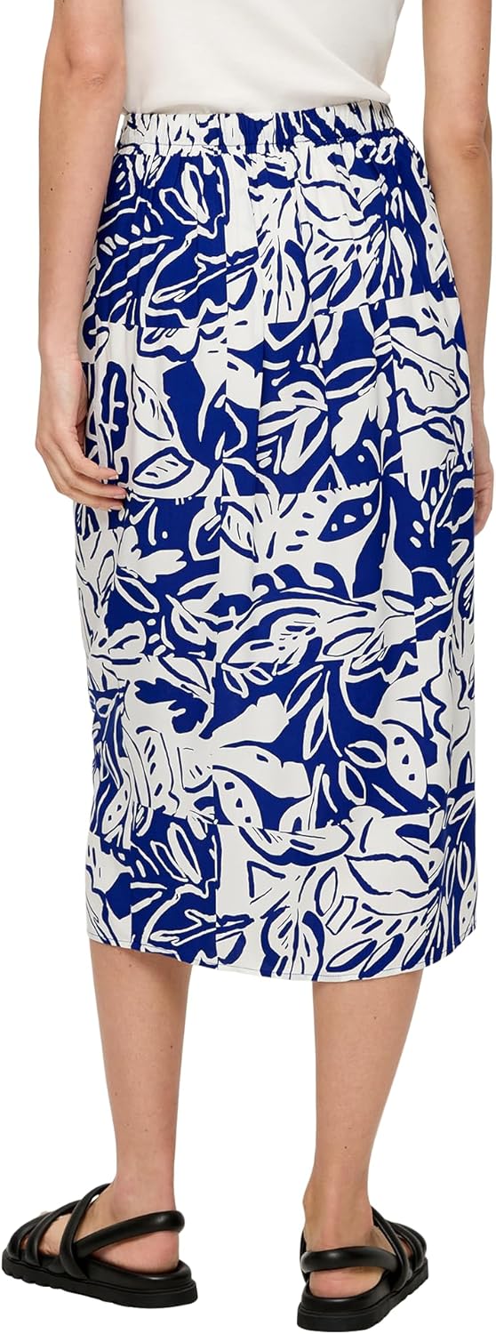 s.Oliver Damen Rock lang 34 Blau, 34 Blau