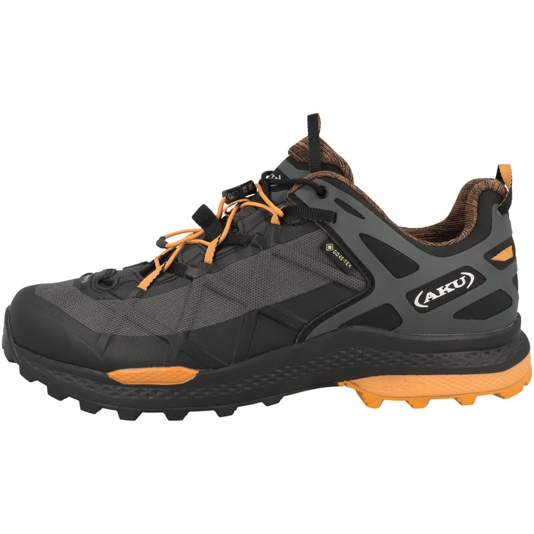 AKU Rocket DFS GTX, Wanderschuhe für Herren (Schwarz - Orange, Numeric_46)