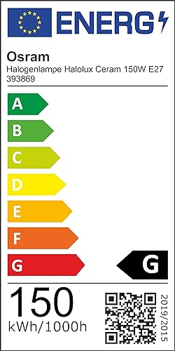 OSRAM Halogenlampe HALOLUX CERAM, 150 Watt, E27