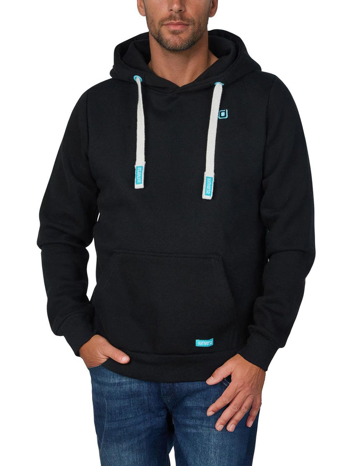 riverso Hoodie Herren Regular Fit RIVLinus Kapuzenpullover Pullover Sweatshirt Streetwear Grau Braun