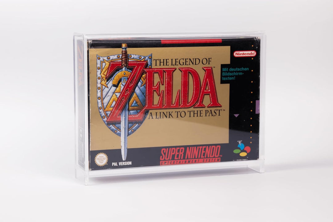 Acryl Case/Schutzhülle für Spiele OVPs, SNES, N64 Super Nintendo (SNES), Nintendo 64 (N64), Super Ni