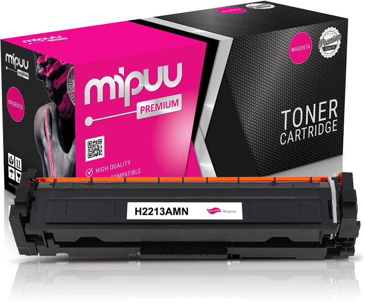 Mipuu Toner kompatibel mit HP W2213A 207A Rot (mit Chip) für Color Laserjet Pro M255 M255DW M255NW M