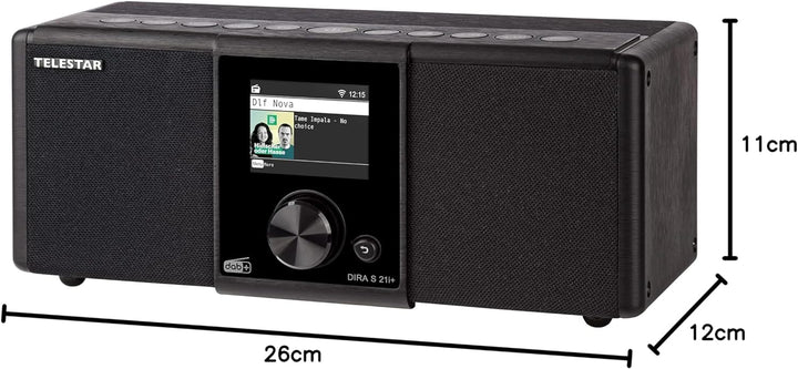 Telestar DIRA S 21i + - DAB+ Digitalradio & Internetradio (UKW/FM/DAB/DAB+ / Internet, WLAN, Stereo