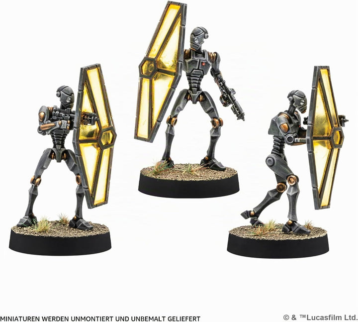 Asmodee, Star Wars: Legion – BX-Series Droid Commandos (Droidenkommandos der BX-Serie), DE-Version,