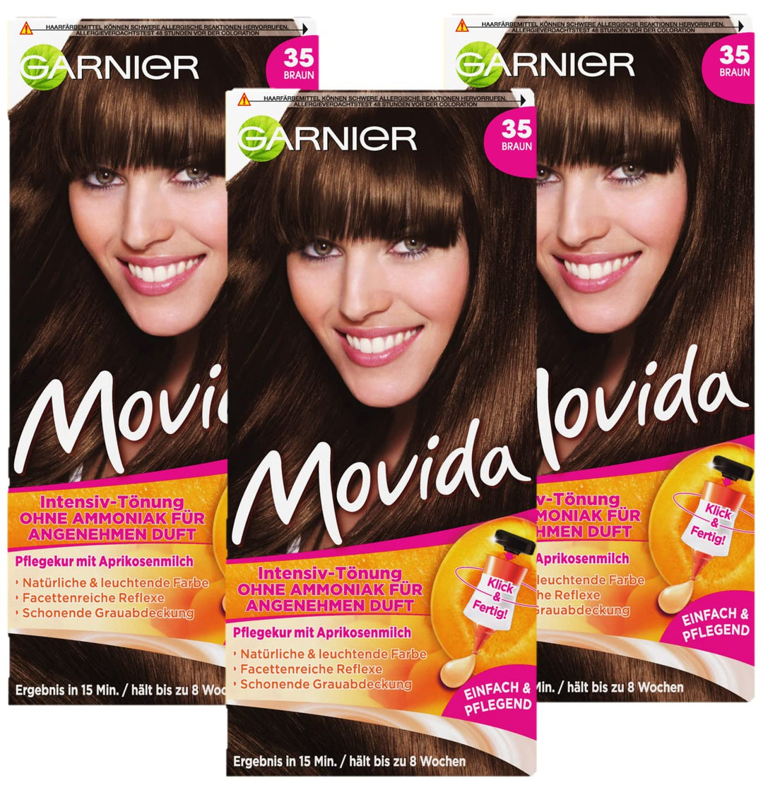 Garnier Tönung, Intensiv-Tönung Haarfarbe, für leuchtende Farben, auch für graues Haar, ohne Ammonia