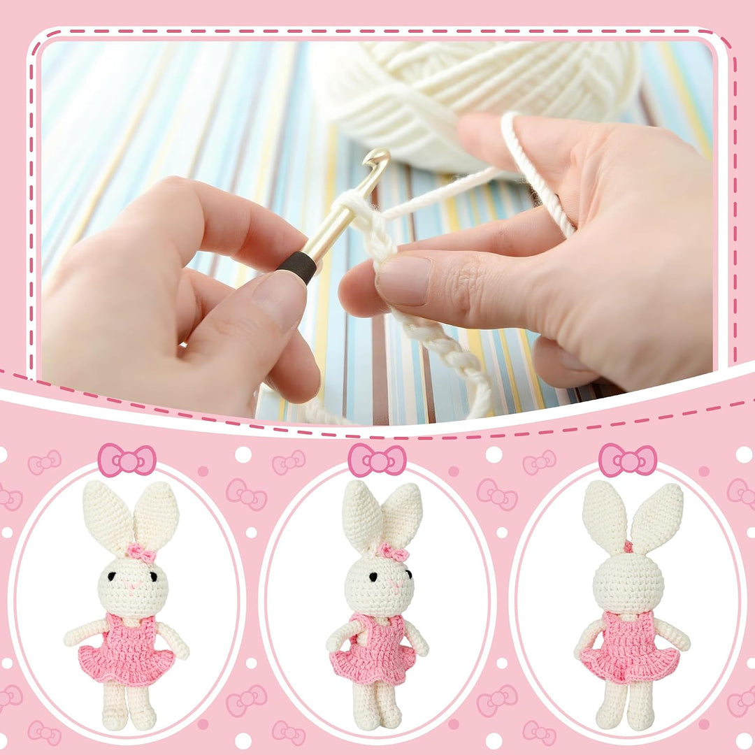 Grosse Schwester Geschenk, Handgemachte gehäkelte Kaninchen für Mädchen, Perfektes Geschwistergesche