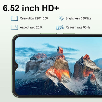 Blackview A52 Pro (12GB+128GB) Smartphone Ohne Vertrag, Octa Core 90Hz 6.52" HD+ Display Android 13