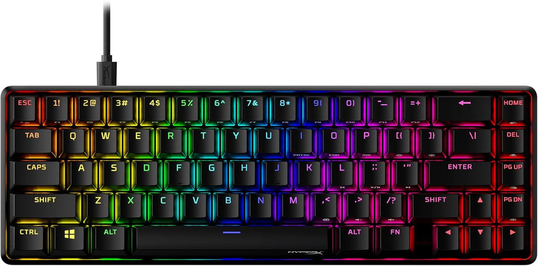HyperX Alloy Origins 65 – Mechanische Gaming-Tastatur - Ultrakompakter 60% Formfaktor - HyperX Red S