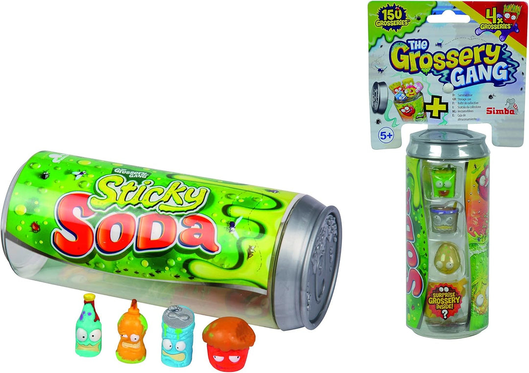 Simba 109291001 - Grossery Gang Sammelfiguren, 4er Pack in Dose