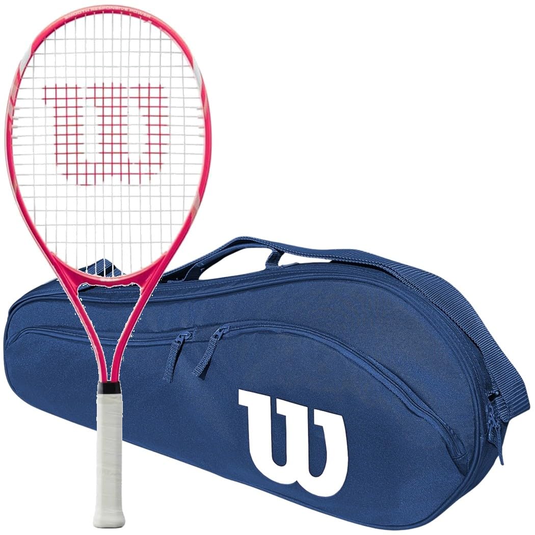 Wilson Serena Pro Lite Tennisschläger mit einer Advantage II Tennistasche – bester Schläger für erfa