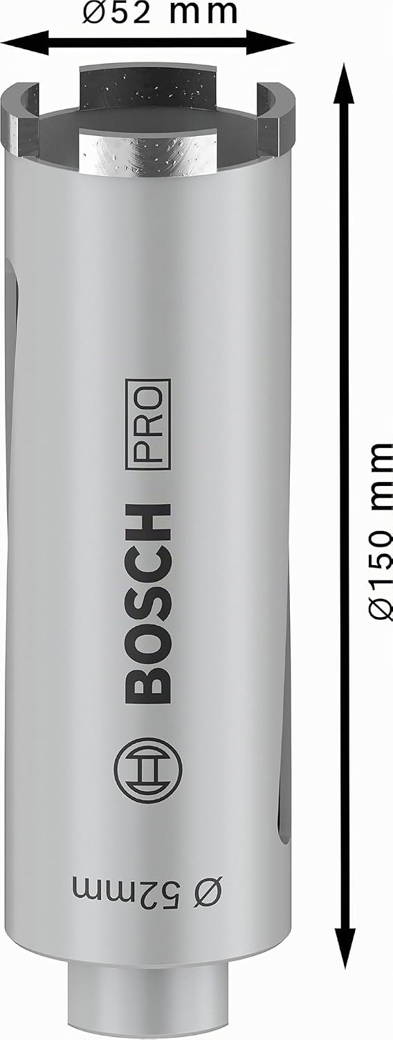 Bosch Professional Diamant-Bohrkrone trocken G 1/2" Best for Universal (Ø 52 mm) 52 mm G 1/2", 52 mm